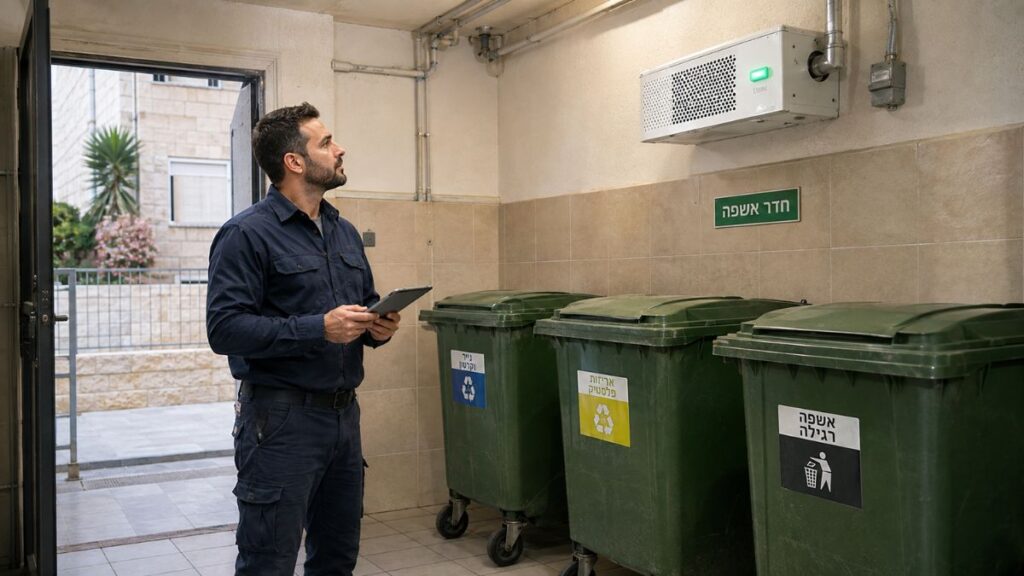 כמה עולה מערכת לנטרול ריחות בחדר אשפה
